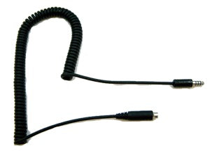 H10-60H David Clark Headset To Helicopter Coil Cable