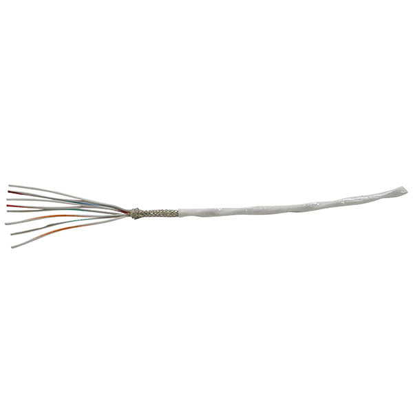 M27500-22TG8T14 Shielded 22GA 8 Conductor White Wire
