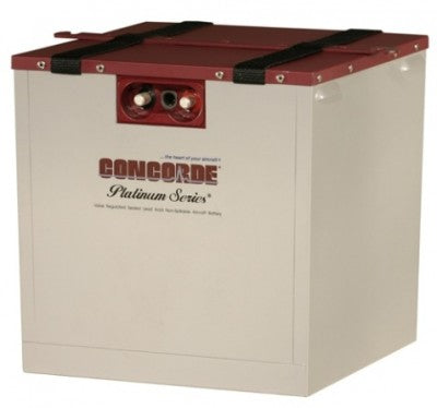 Concorde RG-380E/60K Aircraft Battery | 24V 48Ah VRLA AGM King Air Battery