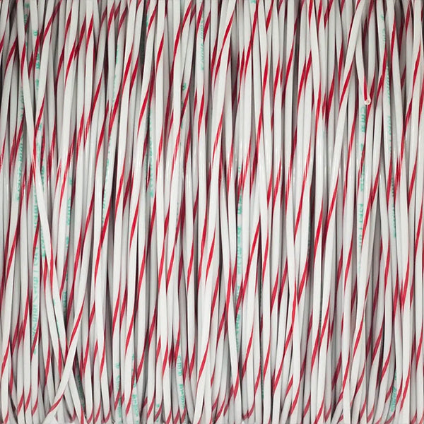 M22759/16-22-92 Unshielded 22GA White - Red Wire