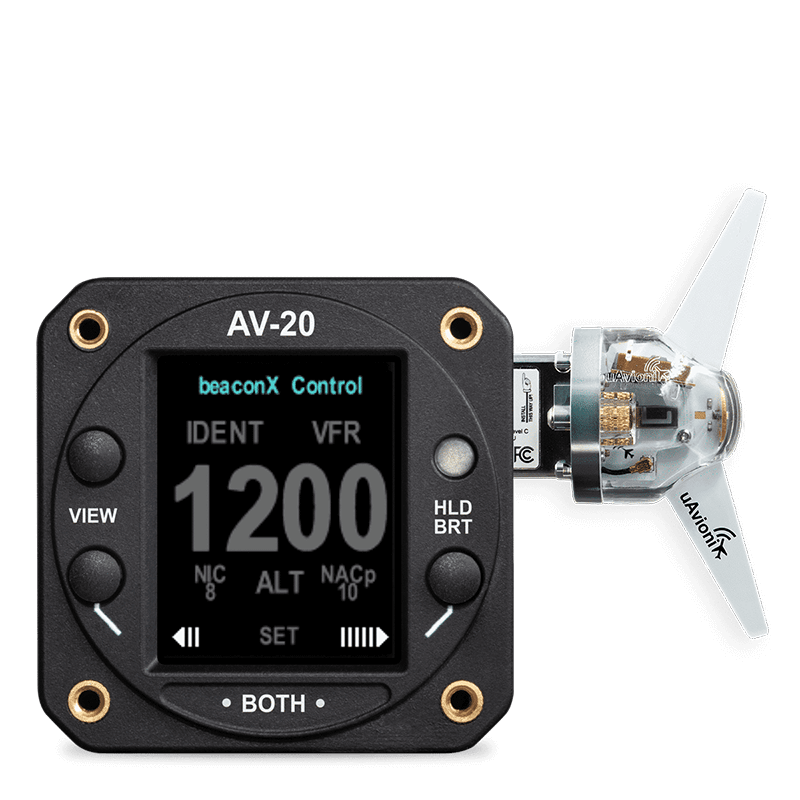 AV-20-E uAvionix tailBeaconX -EXP + Nav / ADS-B Out / MFD Bundle