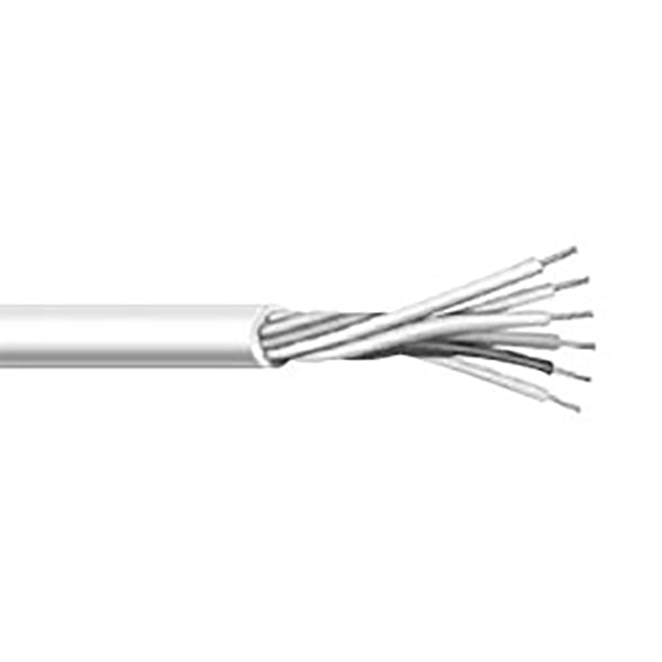 M27500-22TG9U14 Unshielded 22GA 9 Conductor White Wire