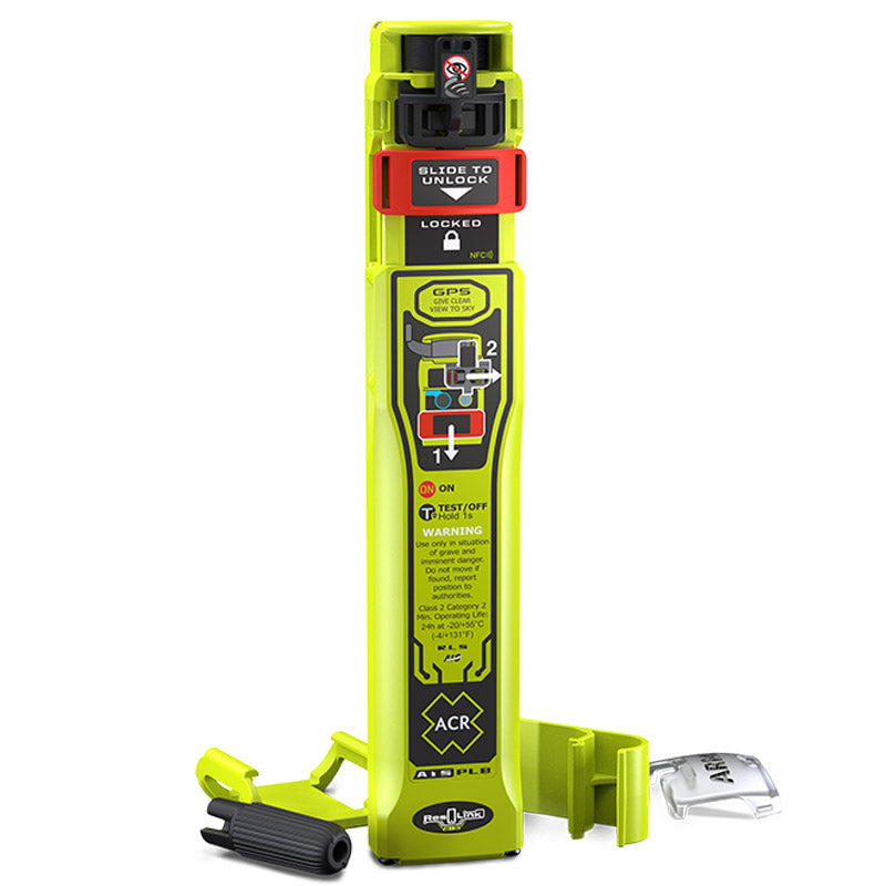 PLB-450 ACR ResQLink AIS - GPS With AIS, RLS And Accessory Clips - US