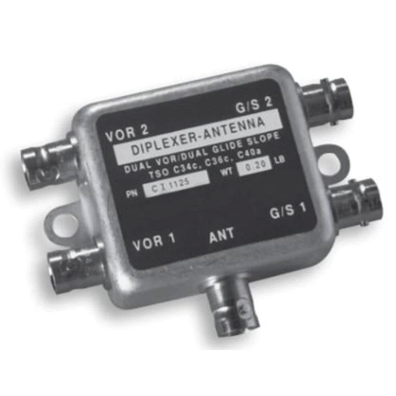 CI-1125-TNC Comant Diplexer Single Nav VOR / LOC / GS Input To Dual VOR / Loc