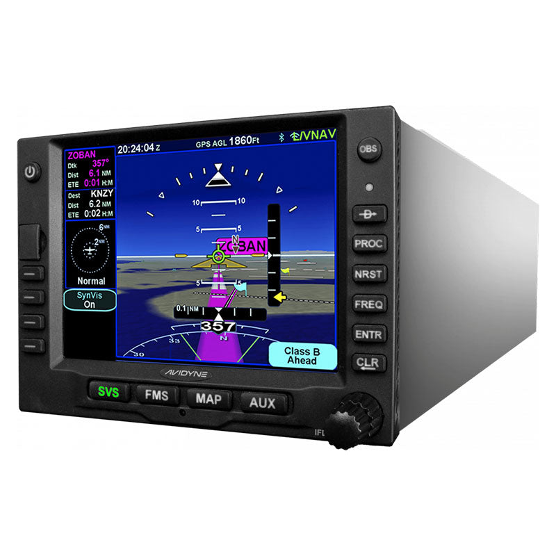 IFD545 Avidyne With Install Kit - GPS/Wifi/Bt/Flta/Svs/Ars - Gray Bezel