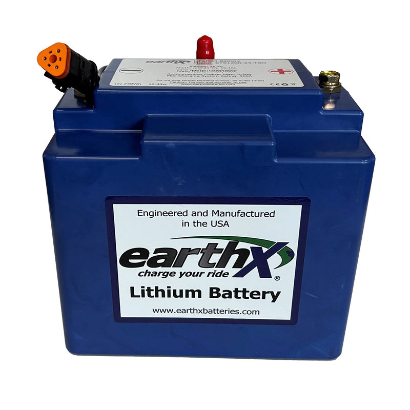 ETX1200-24-TSO EarthX Lithium Battery Certified Aircraft 24V/19.4 AH Case T