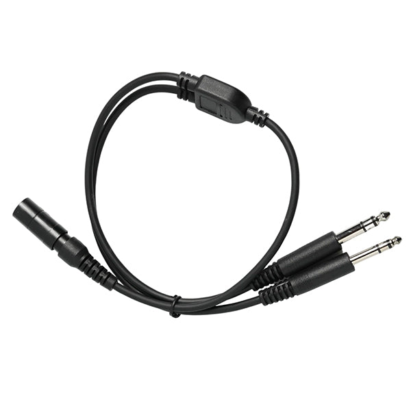 HFA-C006 Hobbs Flyer 6 Pin LEMO BOSE To GA Twin PJ Plug Adapter