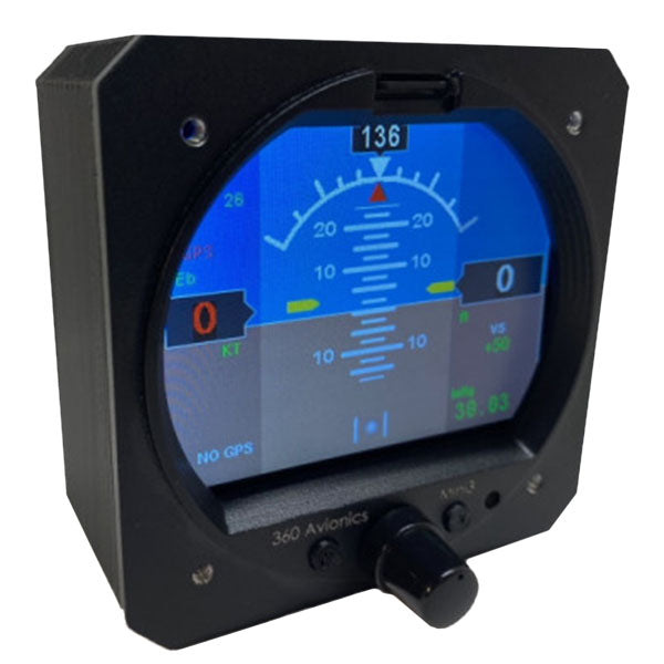 ELM300 360 Avionics EFIS Flight Instrument (Pitot + Static + GPS)