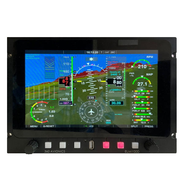 ELM1000 360 Avionics EFIS Flight Instrument