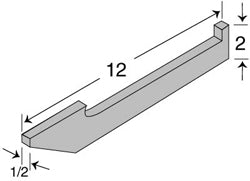 TP646 Bucking Bar 2-1/4 Lbs