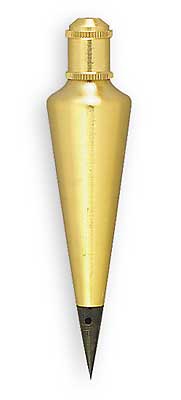 6C235 Plumb Bob Brass 8 Oz