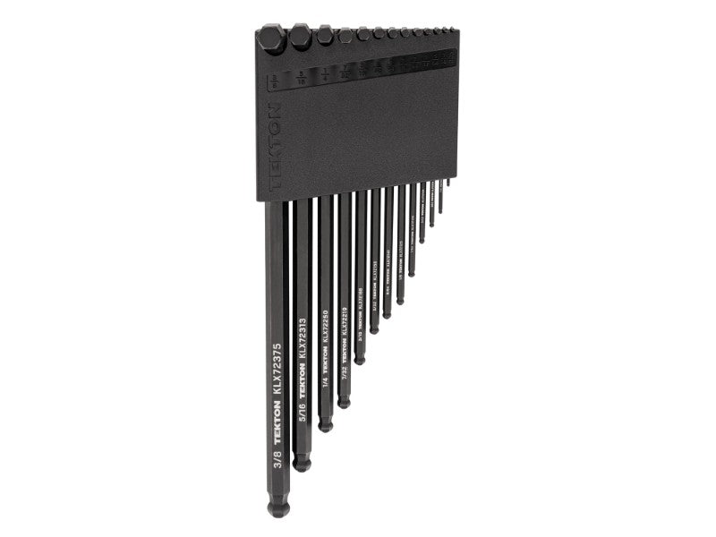KLX91102 TEKTON - Ball End Hex L-Key Set With Holder 13 Piece (0.050-3/8 In.)
