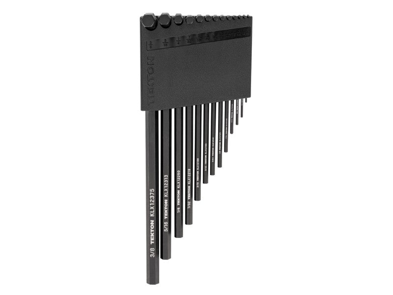 KLX91103 TEKTON - Flat End Hex L-Key Set With Holder 13 Piece (0.050-3/8 In.)