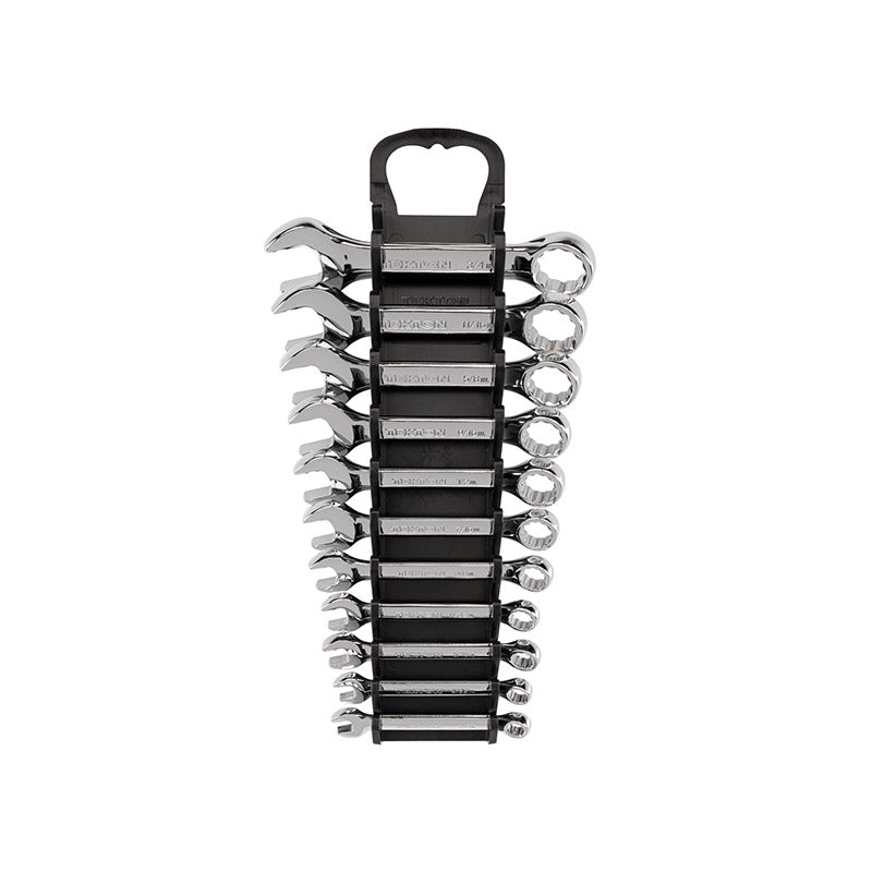 WCB92401 TEKTON - Stubby Combination Wrench Set With Holder 11-Piece (1/4-3/4 In.)