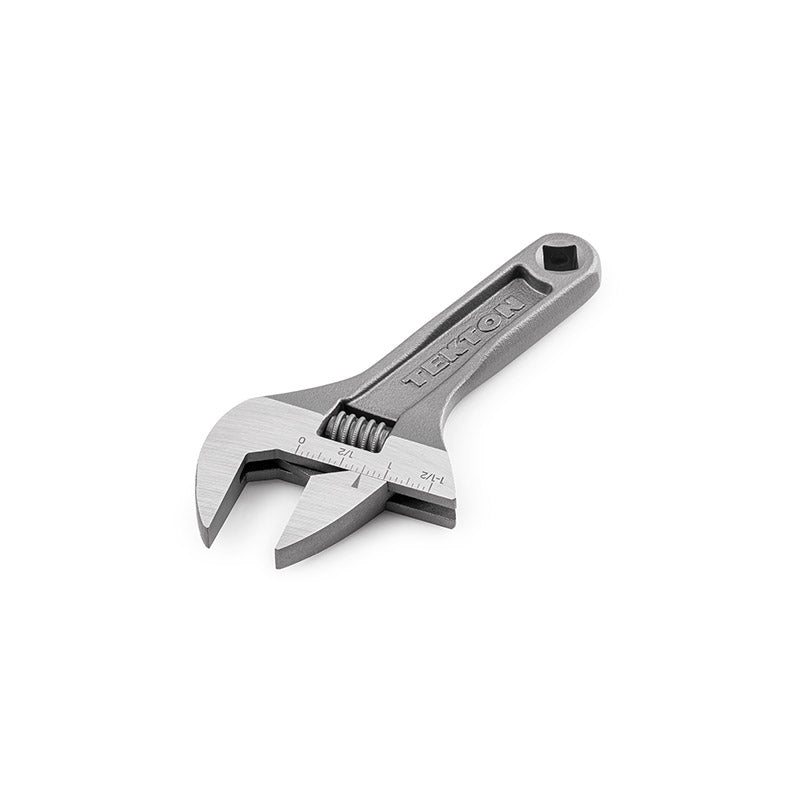 WSA04122 TEKTON - 6 Inch Adjustable Wrench (1-1/2 In. Jaw Capacity)