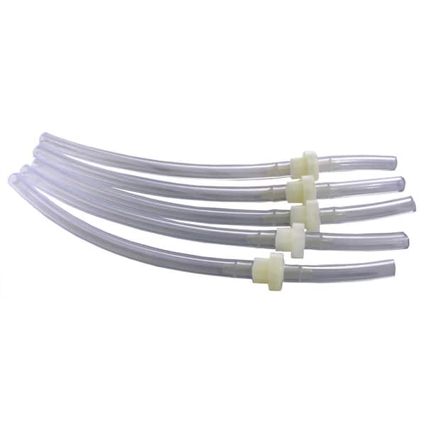 2024L-5 Fuji Pressure Tubes with Check Valve - Long - Gravity Feed [5 Pack]