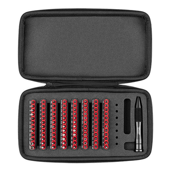 97-PIECE Tekton - 4 mm Precision Bit Driver And Bit Set With Case