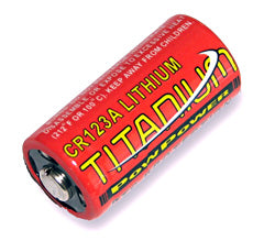 CR123A XeVision Titanium Batt.