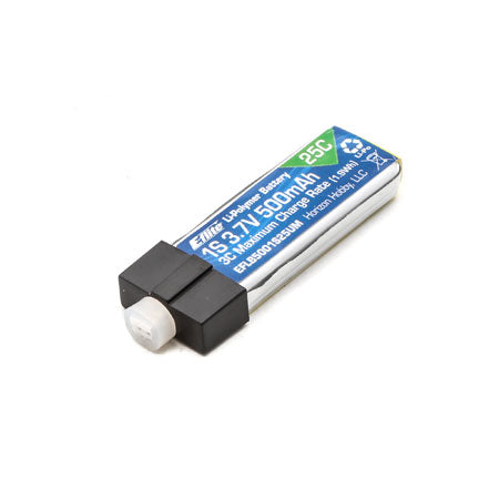 500MAH Glimpse 1S 3.7V 25C Lipo High Current Umx Connector
