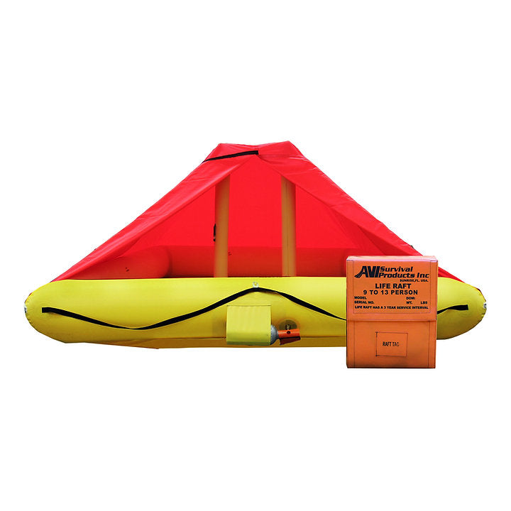 1900B-3 Avi Non-TSO 9 Person Life Raft With Canopy