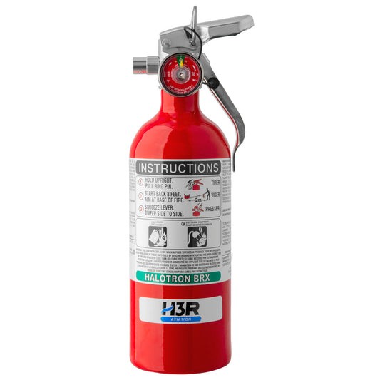 A337TS H3R Halotron BRX Fire Extinguisher - 1.79Lb With Bracket
