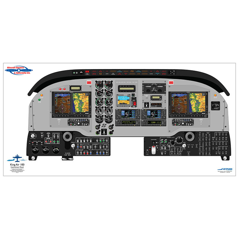 KA100 JETPUBS Beechcraft G500 - 18 X 36 - Laminated