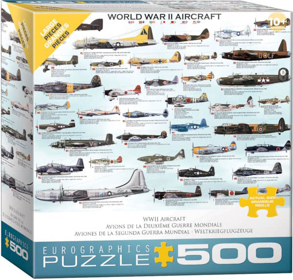 500PC World War II Aircraft Puzzle