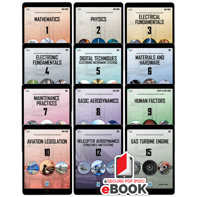 0342-EASA-E B1.3 Helicopter/Turbine Full Set e-Book