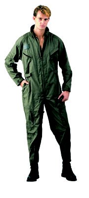 3X-LARGE Mens Olive Drab Flight Suit