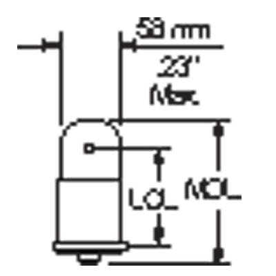 GE-385 Oshino 385 Miniature Lamp Equiv