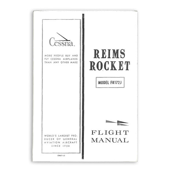 FR172J Cessna Reims Rocket - POH