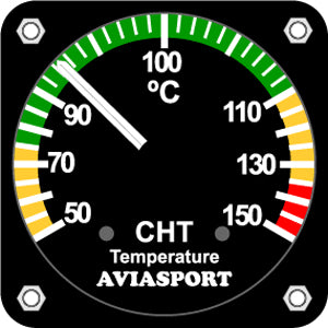 914UL Rotax 912Uls CHT Gauge 2.25 50-150 C