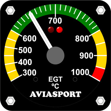 IM-779 2-1/4 Dual EGT 300-1000 C Rotax 914