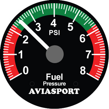 IM-585 Rotax 912 2 Fuel Pressure 0-8 PSI Kit