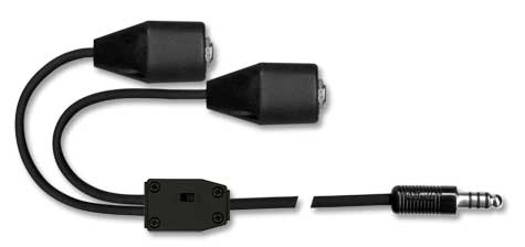 U174/U Sigtronics Dual GA To Helicopter Adapter