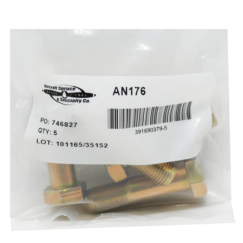 AN176-13A Close Tolerance Bolt (Pack Of 5)