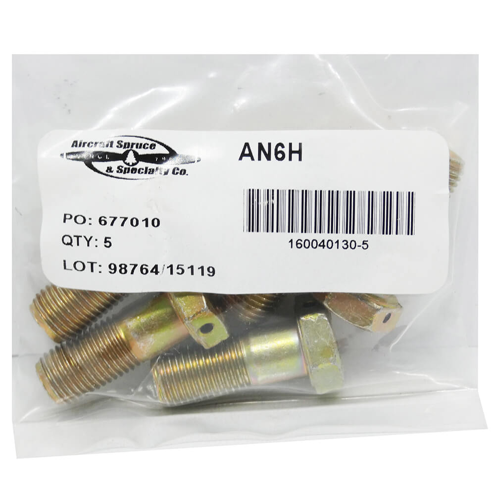 AN6H-7A AN Bolt Drilled Head (Pack Of 5)