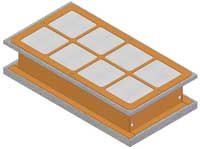 BA2410 Brackett Aero Air Filter Complete Assembly