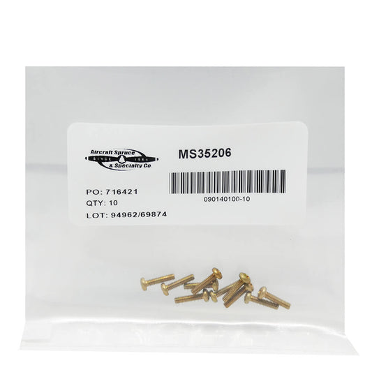 MS35206-222 Machine Screw (Pack Of 10)