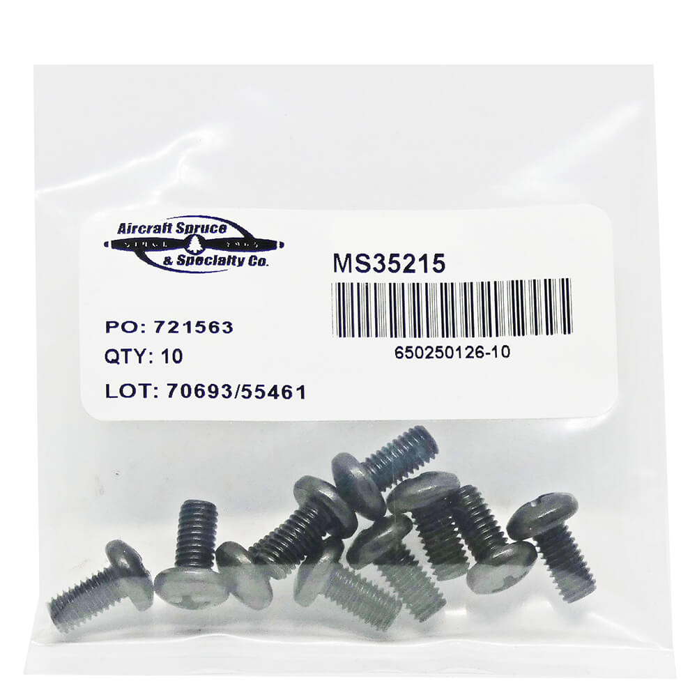 MS35215-59 Inst Screw (Pack Of 10)