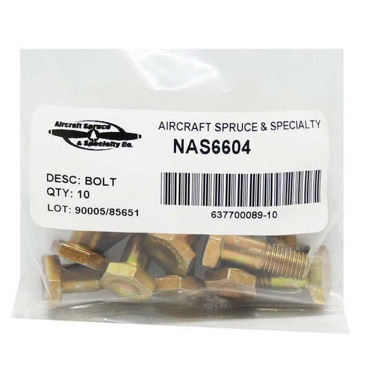 NAS6604-5 Shear Bolt (Pack Of 10)