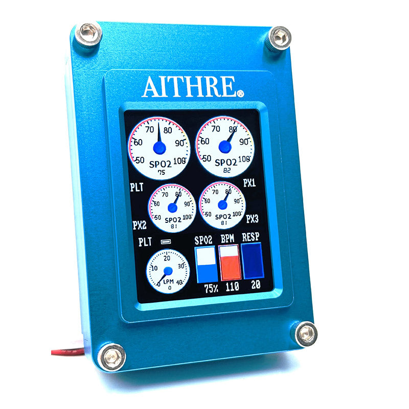 1-HEALTHVIEW Aithre Turbo 4-Place Installed Premium O2 Injection System 1 - Portrait View Dual Channel With 152L