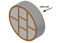BA113 Brackett Aero Air Filter Complete Assembly