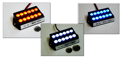 W003-12 LED White 12 White Leds