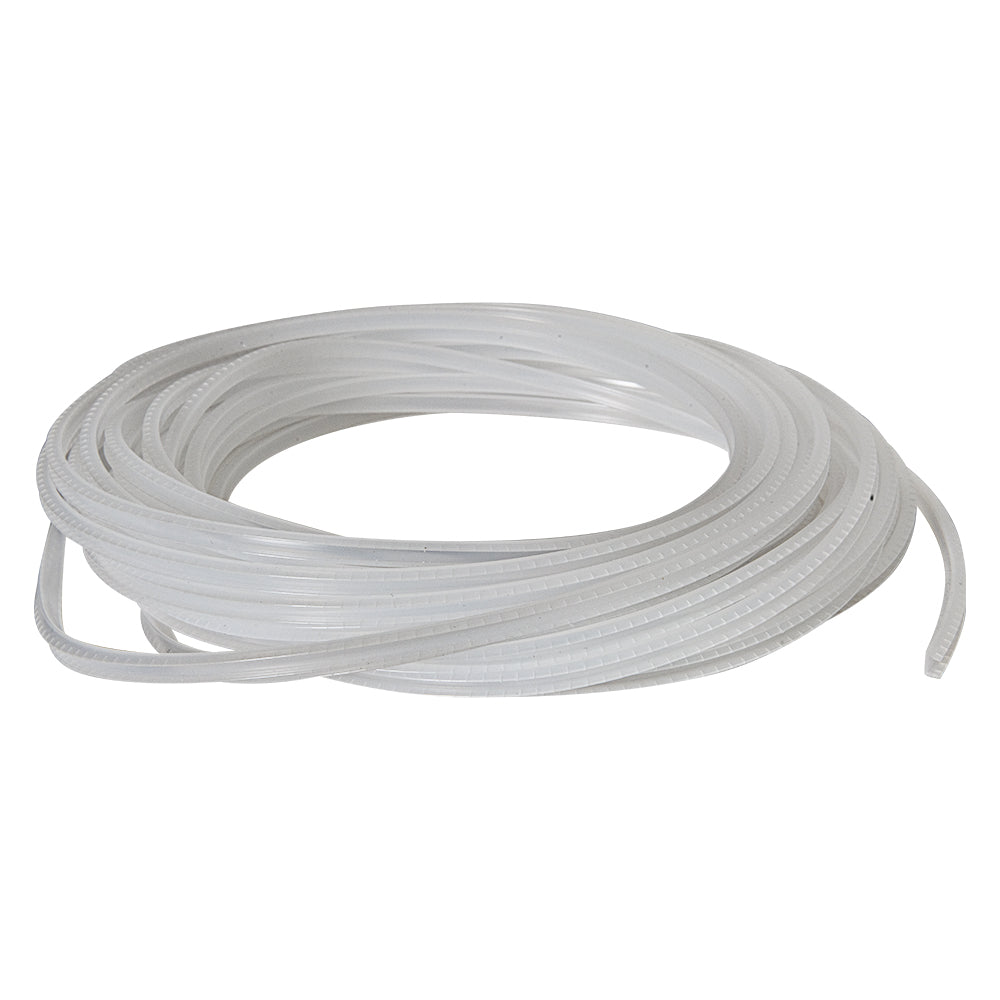 100FOOT Natural Serrated Polyethylene Gromstrip .037 To .071 Roll