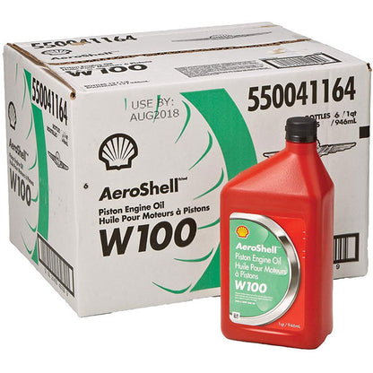 AEROSHELL W100 PISTON OIL - 1QT